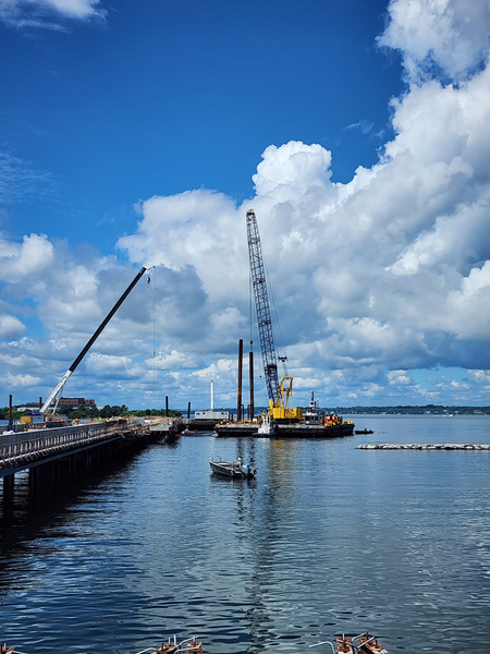 NOAA Marine Facility construction at Newport Navy Base